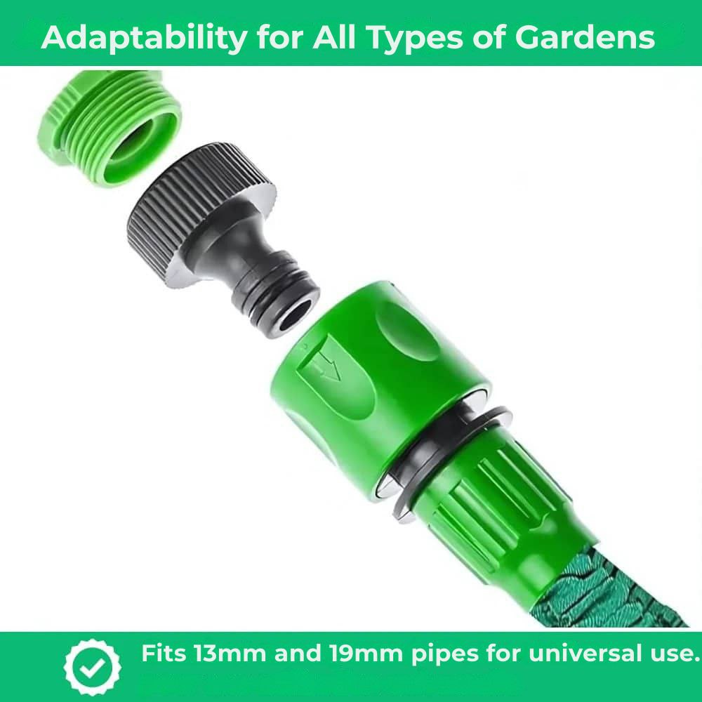 Aquaflex｜Extendable garden hose｜8 high-pressure spray modes
