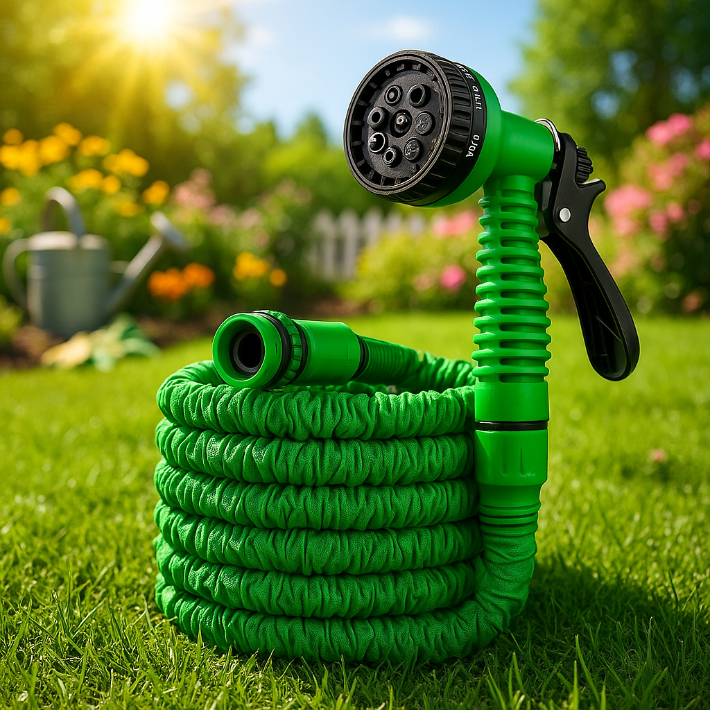 Aquaflex｜Extendable garden hose｜8 high-pressure spray modes