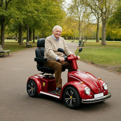 Beetle-inspired mobility scooter